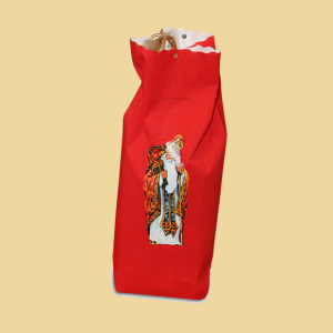 Kreppsack rot Nikolo 39x25cm