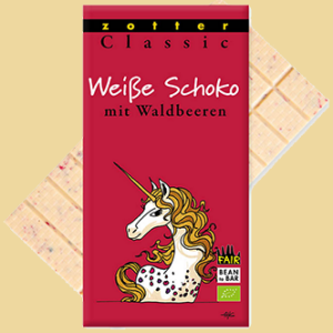 Zotter Classic Weiße Schoko mit Waldbeeren