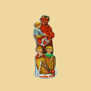 Krampus Relief Krampusaufleger klein