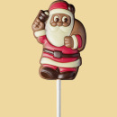 Schokolade Lolli Weihnachtsmann mit Glocke 35g