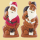Schokolade Weihnachtsmann mit Geschenk 15cm 2 Motive
