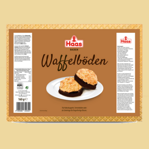 Waffelböden zum Ausstechen 4er 36x27cm