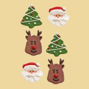 Weihnachtszuckerfiguren 6er