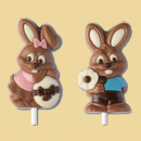Schoko Lolli Hasenbub oder Hasenmädchen
