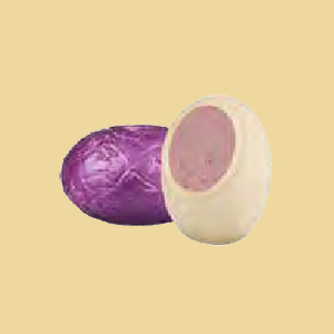 Himbeer Crunchy Osterei weiss