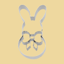 Hase mit Schleife Keksausstecher 7,5cm