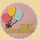Dekoraufleger Zum Geburtstag Ballons 7cm 