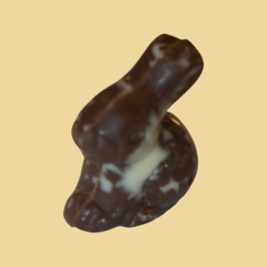 Nougat Osterhase gesprenkelt