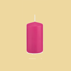 Kerzenstumpen 100x60mm pink
