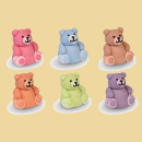 Teddybär Zuckerfigur 3cm 6 Motive