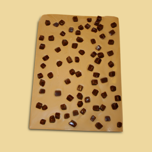 Hausgemachte Salzkaramell Bruchschokolade mit Karamellen per 100g