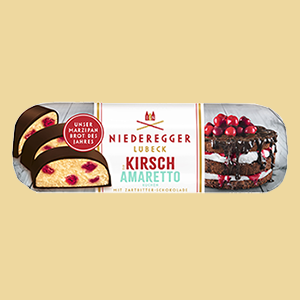 Niederegger Kirsch Amaretto Marzipanbrot 125g