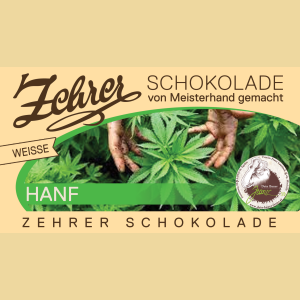 Zehrer weisse Hanf Schokolade 