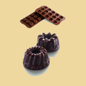 Pralinen Silikonform Fantasia Mini Gugelhupf 15er