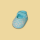 Babypatscherl Zuckerfigur blau