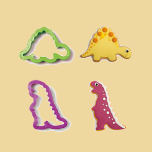 Stegosaurus & Tyrannosaurus Ausstecher Set 2tlg.