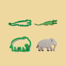 Elefant & Krokodil Ausstecher Set 2er