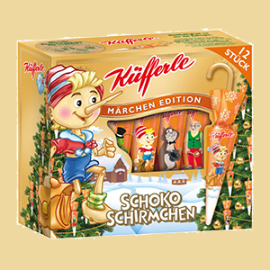 Schokoschirmchen Pinocchio 12er