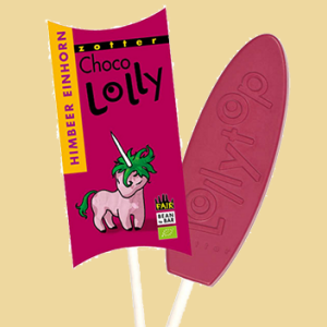 Himbeer Lolli Choco Lolly