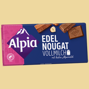 Alpia Edelnougat Schokolade