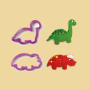 Dinosaurier Kunststoffausstecher Set 2er
