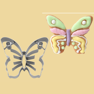 Schmetterling Keksausstecher 7cm Edelstahl