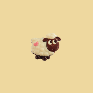 Schokolade Schaf Molly flach