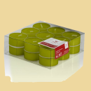 Teelichter grün 18er 4h Brenndauer mit Clearcup
