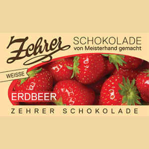 Zehrer weisse Erdbeer Schokolade 