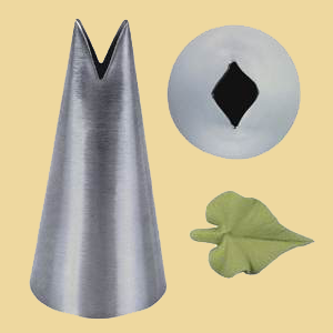 Blatt Tülle bzw. Storchenschnabel Tülle 10mm Edelstahl