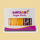 Rollfondant Multipack natural Creme, Pfirsich, gold, burgundrot & braun 5 x100er Pack