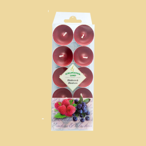 Himbeer & Blaubeer Duftteelichter 10er