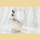 Cake Topper Holz rund