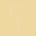 Cake Topper Herz 23cm