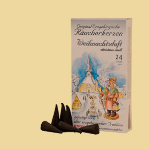 Knox Originale Erzgebirgische Räucherkerzen Weihnachtsduft 24er