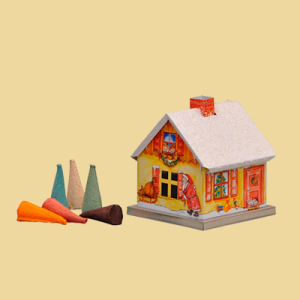 Räucherhaus Weihnachtshaus mit Weihnachtsmann