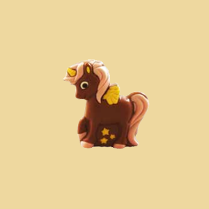 Schokolade Einhorn 10cm