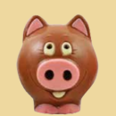 Schokolade Schwein Piggy 11cm