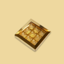 Trüffelbox gold glänzend für 9...