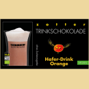 Zotter Trinkschokolade Hafer Drink orange