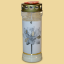 Grablicht Motivlicht 7Tage Gold Lotusblume