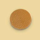 Schokotaler mit Karamellgeschmack in Goldfolie nach Wunsch bedruckt 4cm