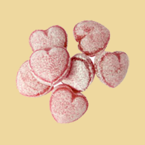Glühwein Herzchen Bonbons/Zuckerln