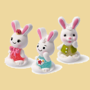 Zucker/Gelee Hase 5,5cm 3 versch. Motive