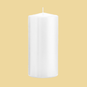 Kerzenstumpen 200x98 weiss