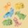 Dinosaurier Zuckerfigur flach 6 versch. Motive