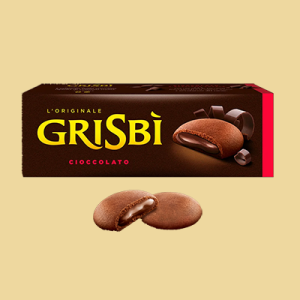 Grisbi Double Chocolate Kekse mit Schokoladecremefüllung