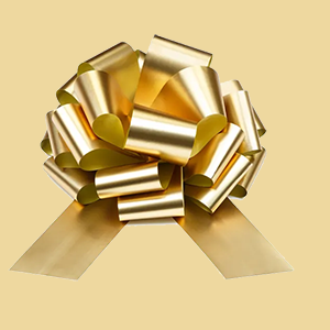 Dekoschleife/Masche hellgold