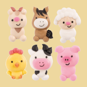 Bauernhof Tier Schwein, Kuh, Pferd, Schaf, Huhn oder Esel