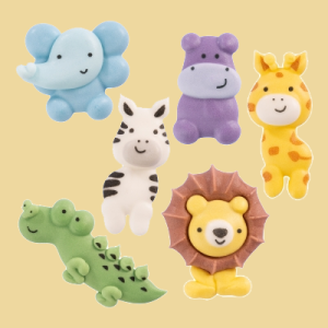 Safari Tier Elefant, Hippo, Löwe, Giraffe, Zebra oder Krokodil